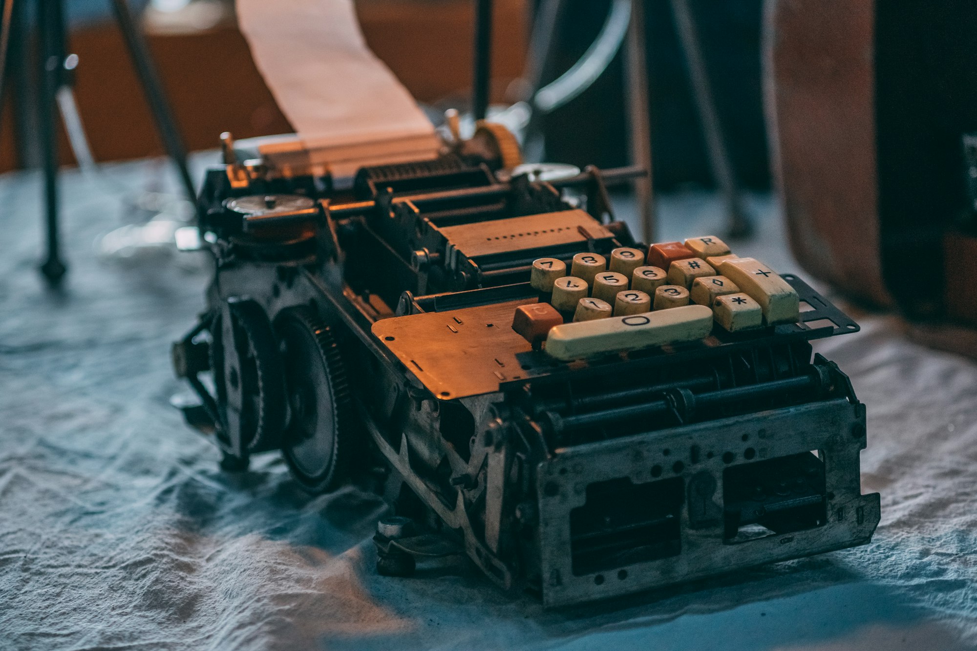 Black and brown train toy